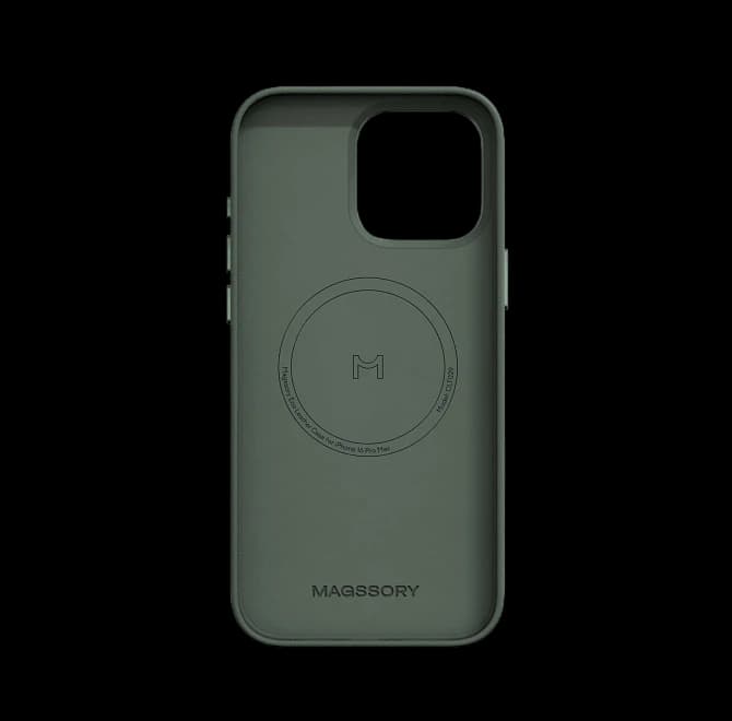 Чехол для iPhone 16 Pro Max Eco Leather Case Khaki