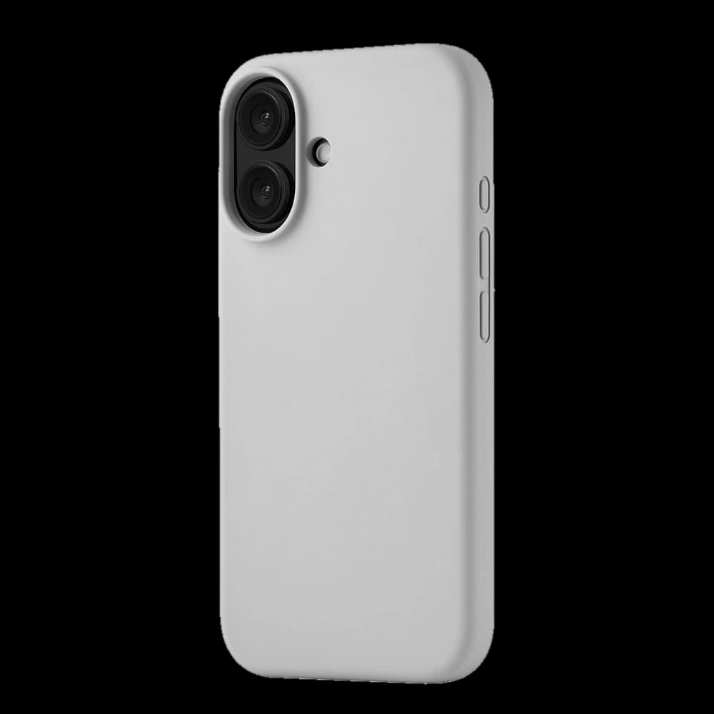 Чехол-накладка uBear Touch Mag Case для iPhone 16, силикон, светло-серый