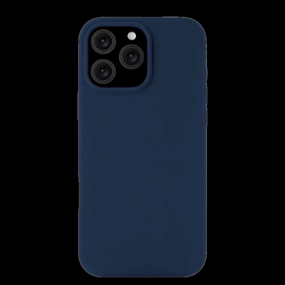 Чехол-накладка uBear Touch Mag Case для iPhone 16 Pro Max, силикон, темно-синий
