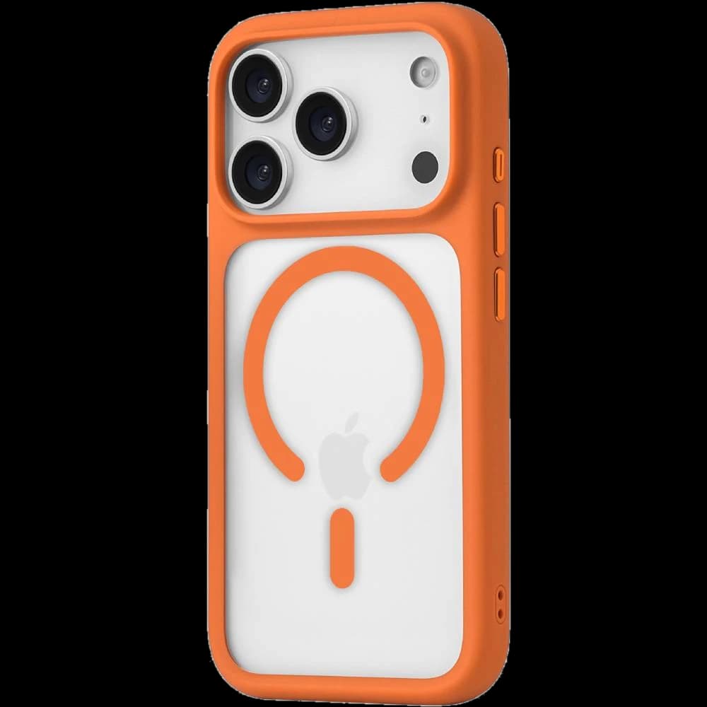 Чехол-накладка uBear Shade для iPhone 17 Pro, полиуретан, оранжевый