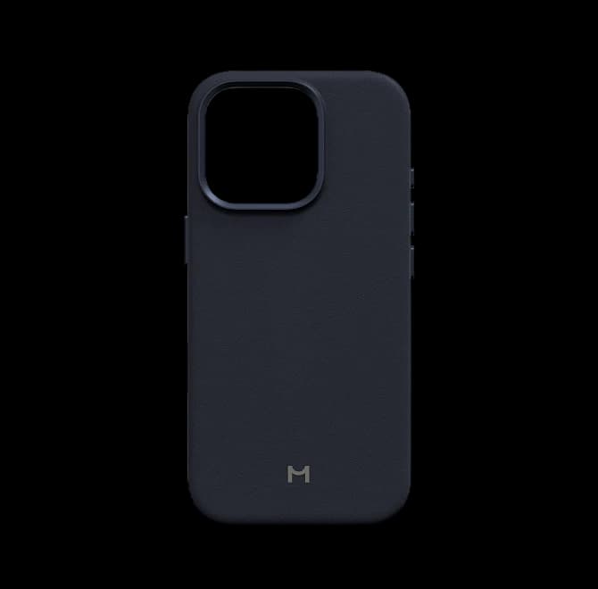Чехол для iPhone 16 Pro Eco Leather Case Blue