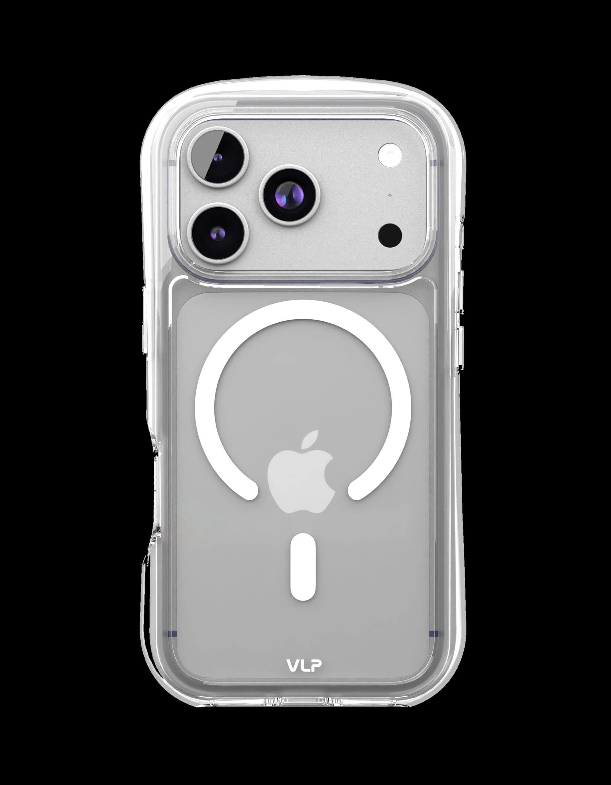 Чехол защитный VLP Bubble Case с MagSafe для iPhone 17 Pro, белый