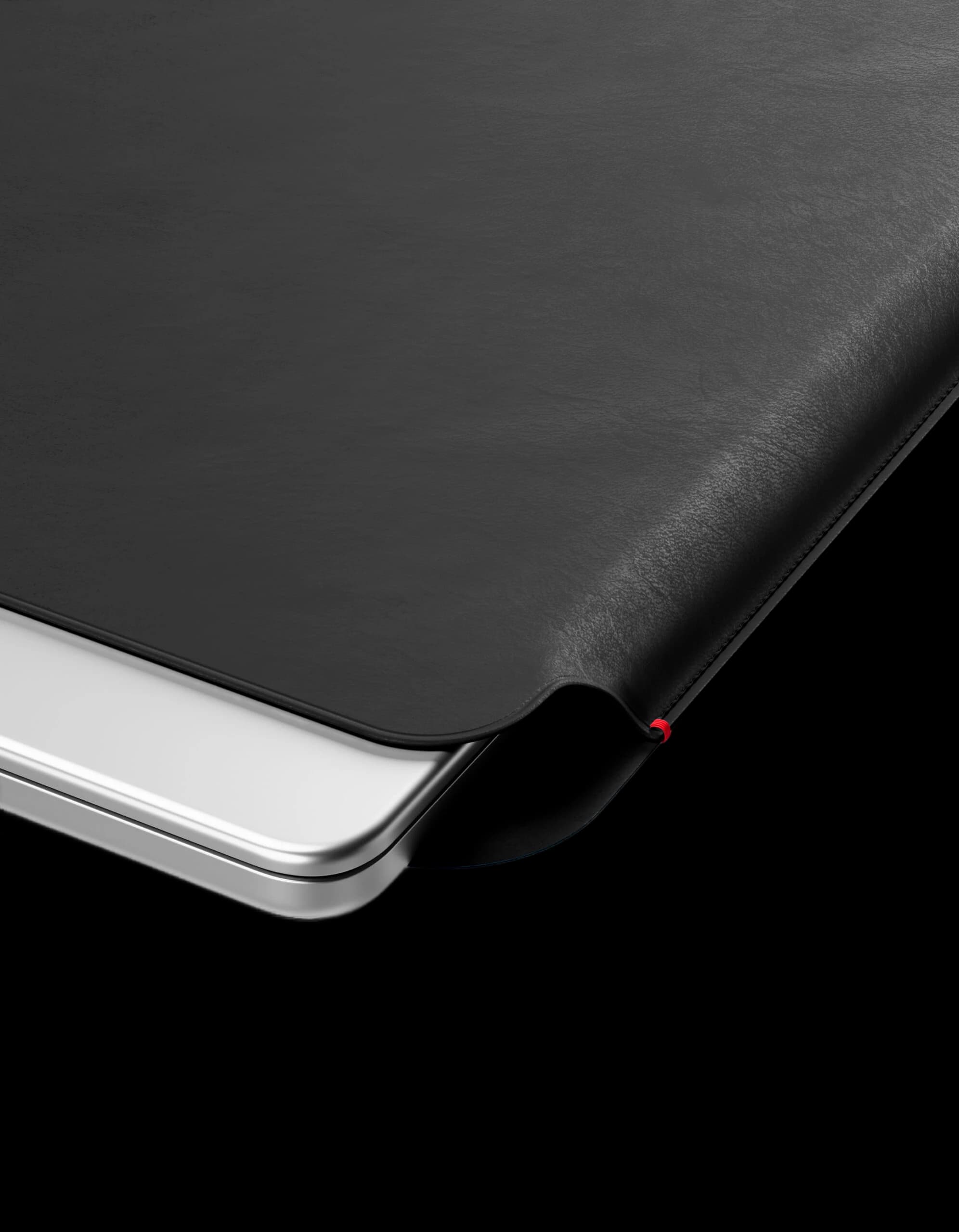 Чехол защитный VLP Velar Sleeve для MacBook Pro (14.2") из экокожи, черный