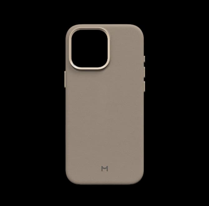 Чехол для iPhone 16 Pro Max Eco Leather Case Latte