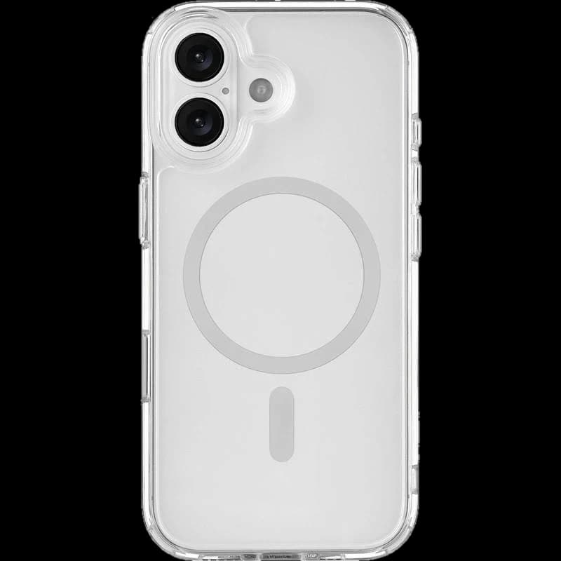 Чехол-накладка uBear Real Mag для iPhone 17, поликарбонат, прозрачный