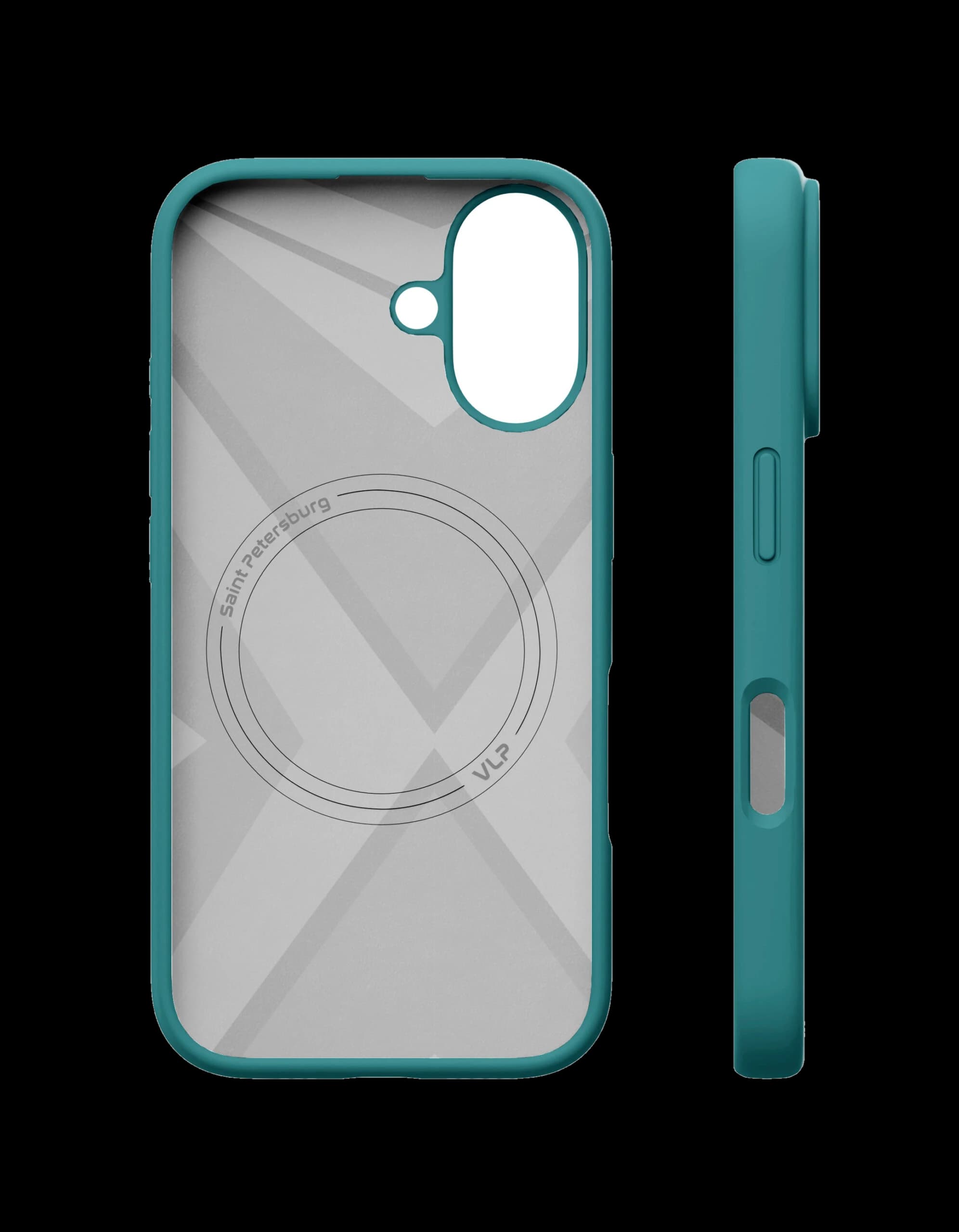 Чехол защитный VLP Aster Case с MagSafe для iPhone 16, зеленый