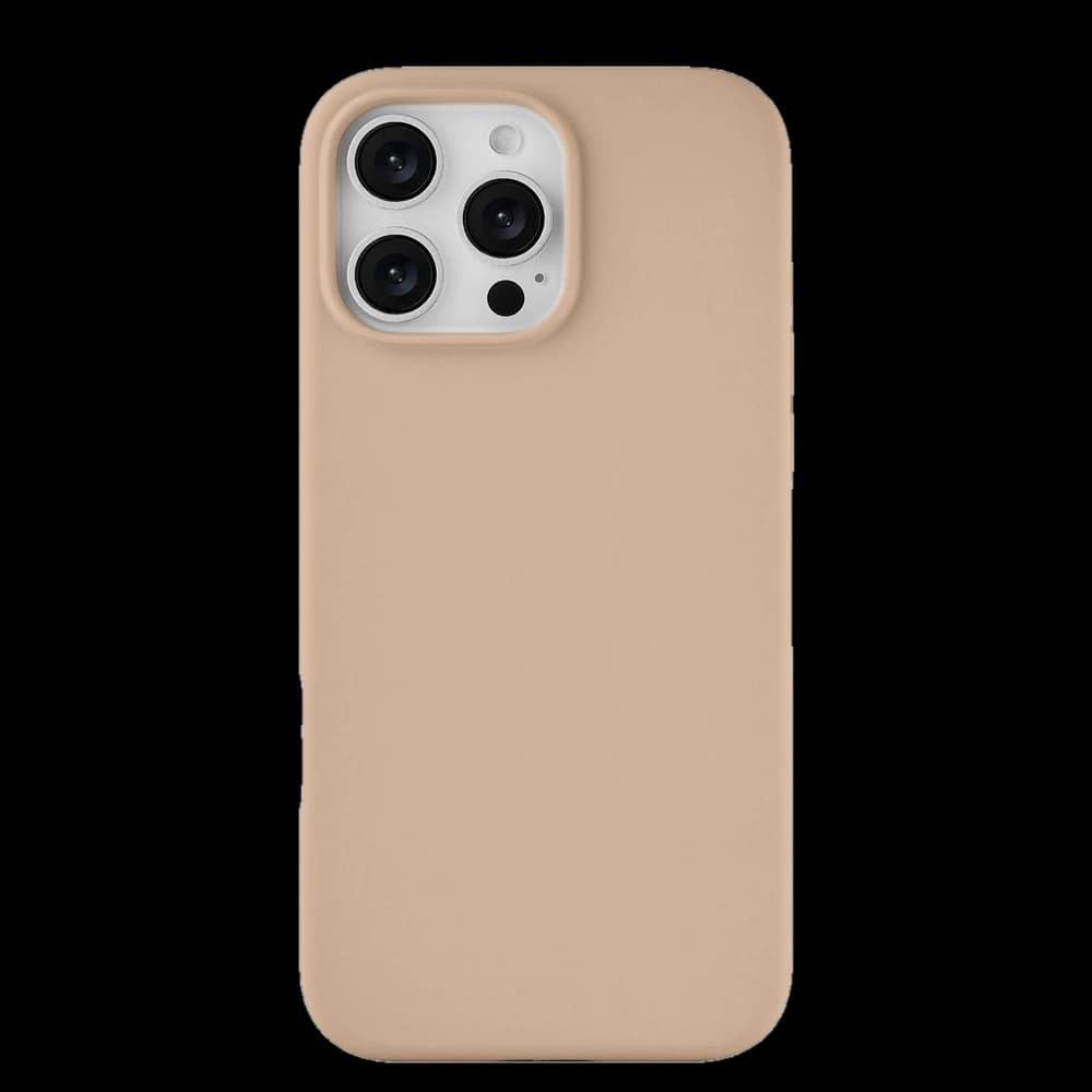 Чехол-накладка uBear Touch Mag Case для iPhone 16 Pro Max, силикон, латте