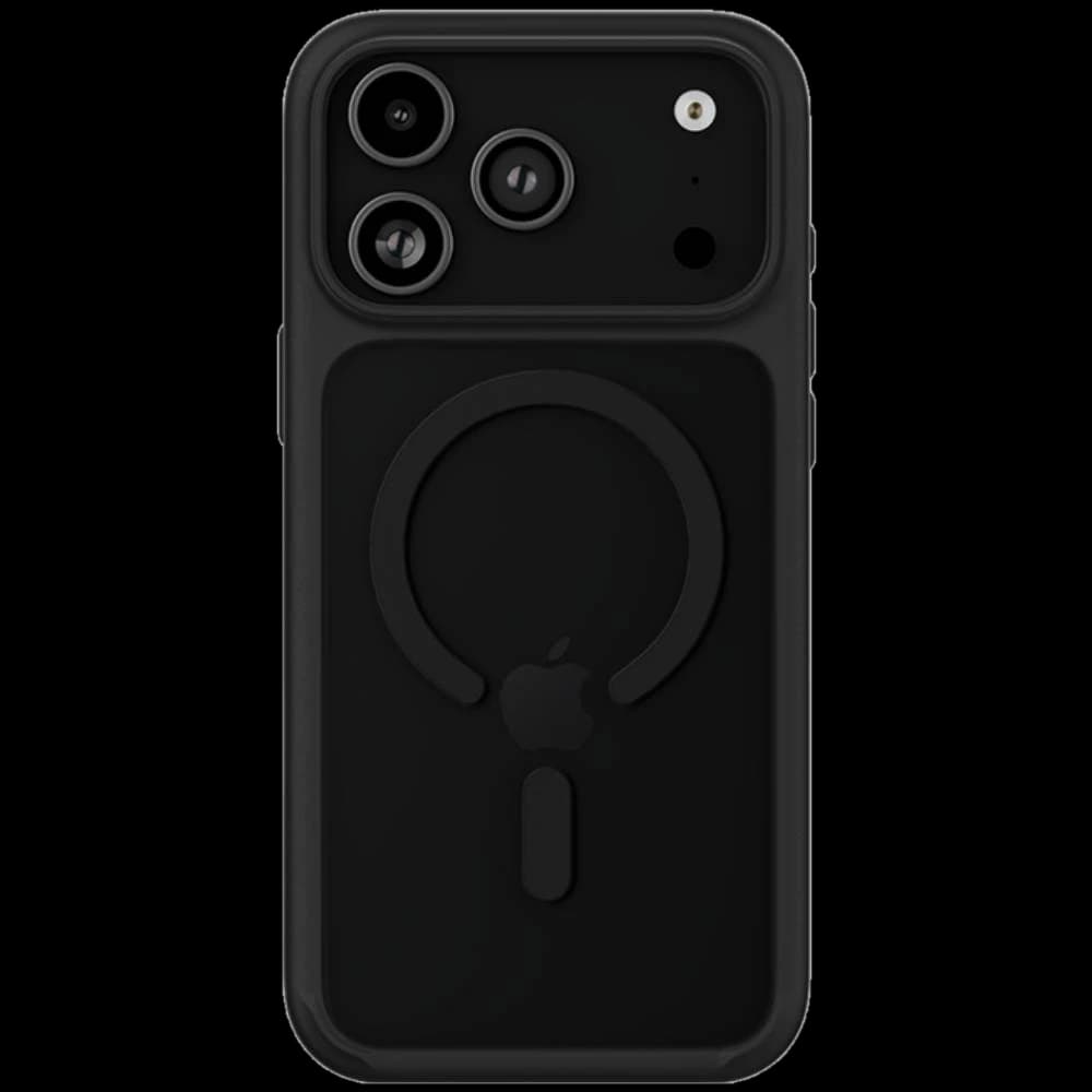 Чехол-накладка uBear Shade для iPhone 17 Pro Max, полиуретан, черный