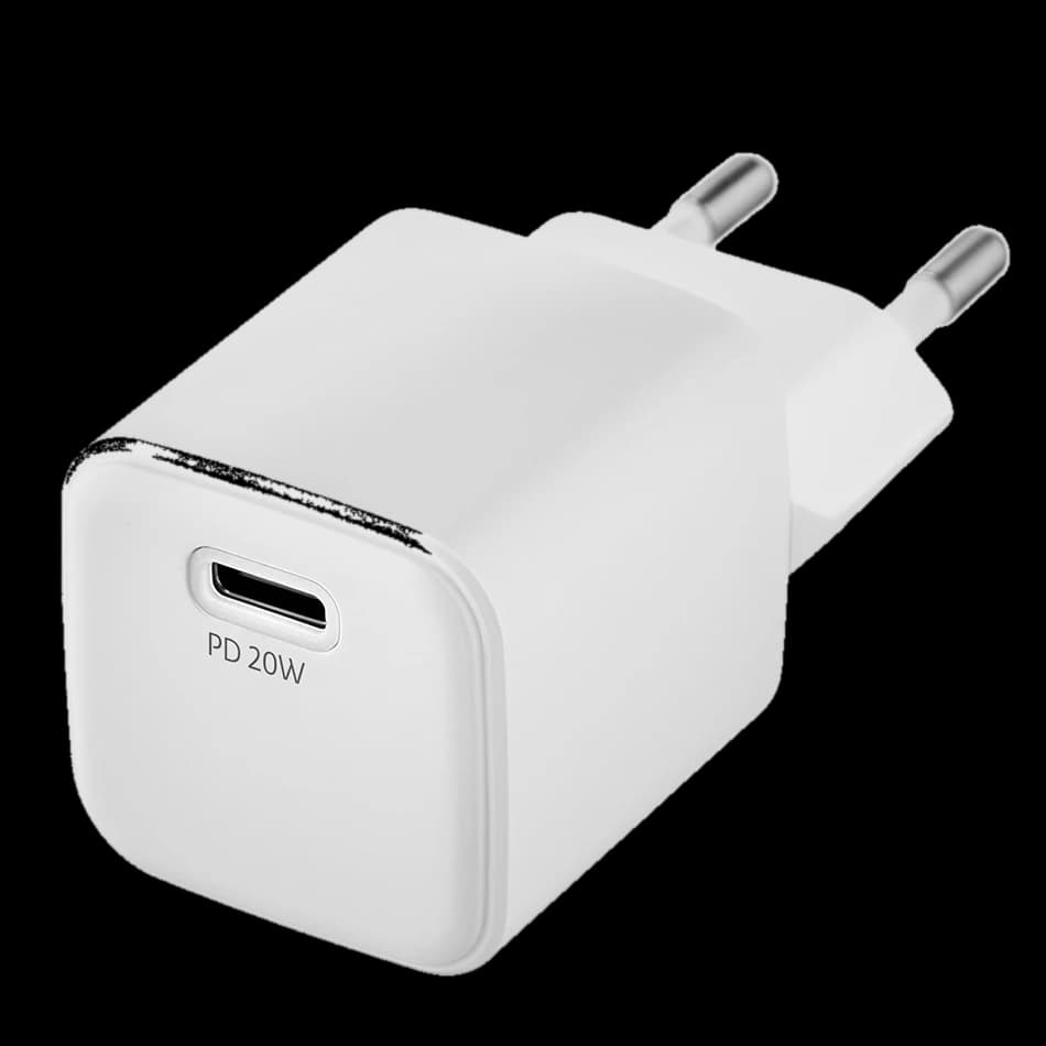 Зарядное устройство сетевое uBear Wall charger Select, 20Вт, белый