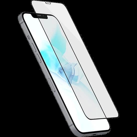 Защитное стекло uBear Extreme Nano Shield для iPhone 12/12 Pro, 0,3 мм, черная рамка