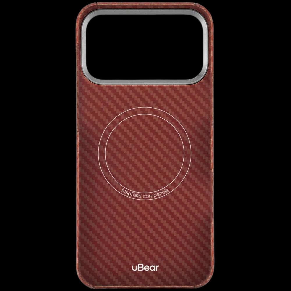 Чехол-накладка uBear Supreme для iPhone 17 Pro Max, кевлар, оранжевый