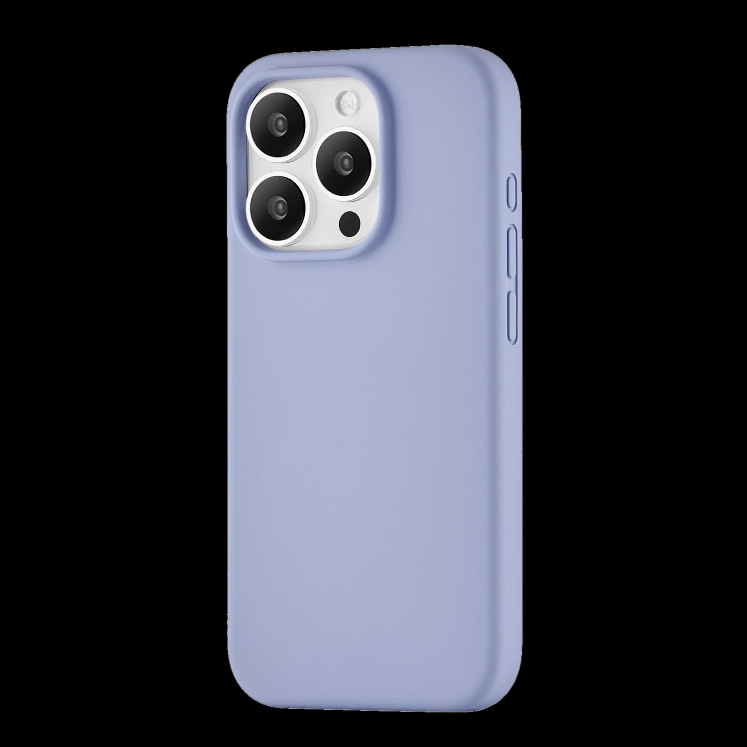 Чехол-накладка uBear Touch Mag Case для iPhone 15 Pro, силикон, фиолетовый
