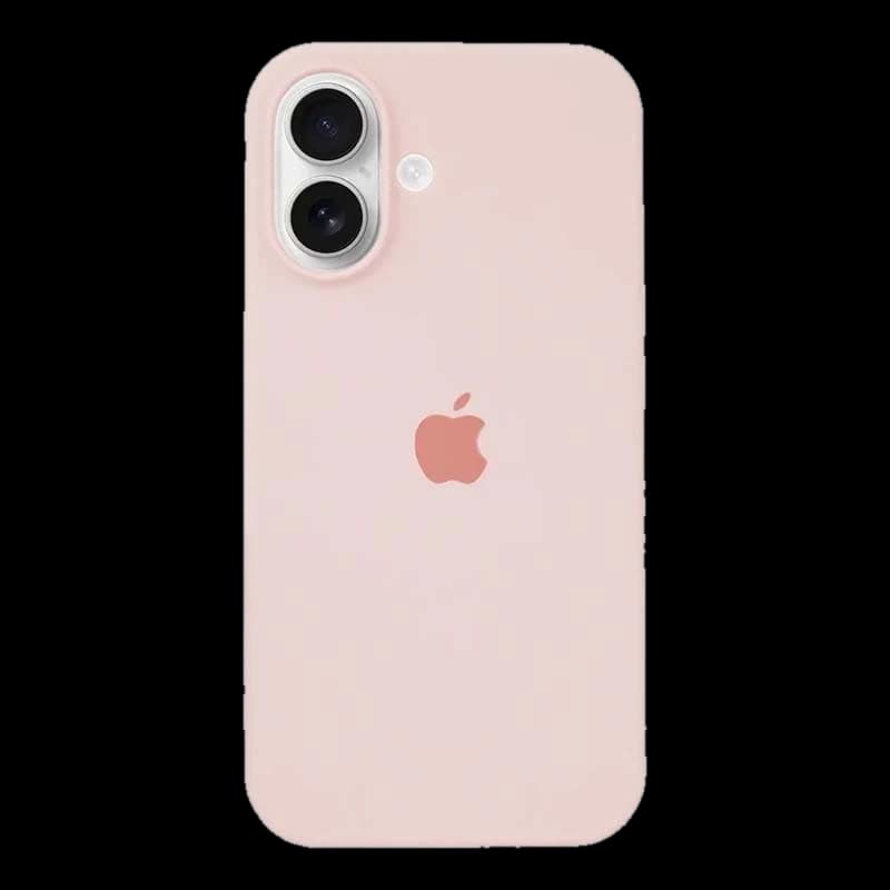 Чехол Silicone Case для Apple iPhone 16 Light Pink, светло-розовый