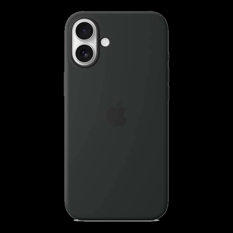 Чехол Silicone Case для Apple iPhone 16 Plus с MagSafe Black, черный
