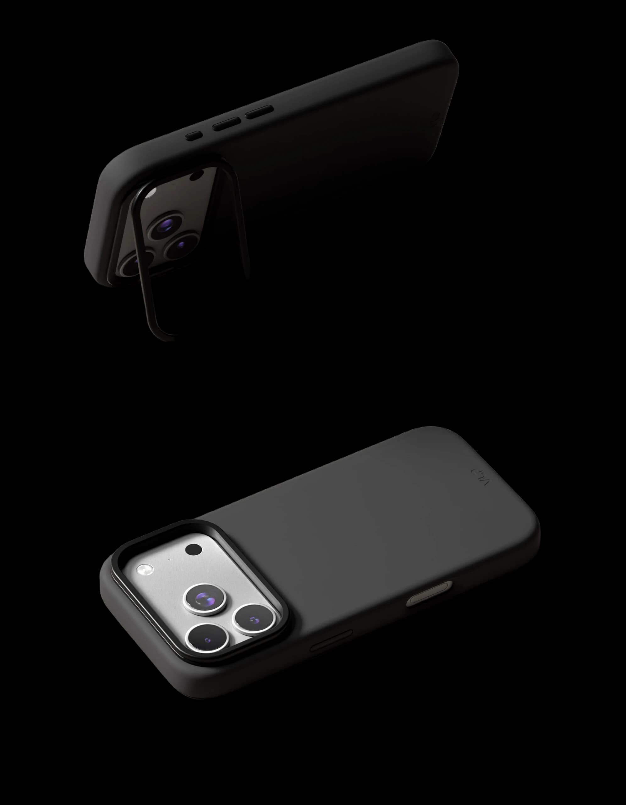 Чехол защитный VLP Aster Pro Stand Case с MagSafe для iPhone 17 Pro, черный