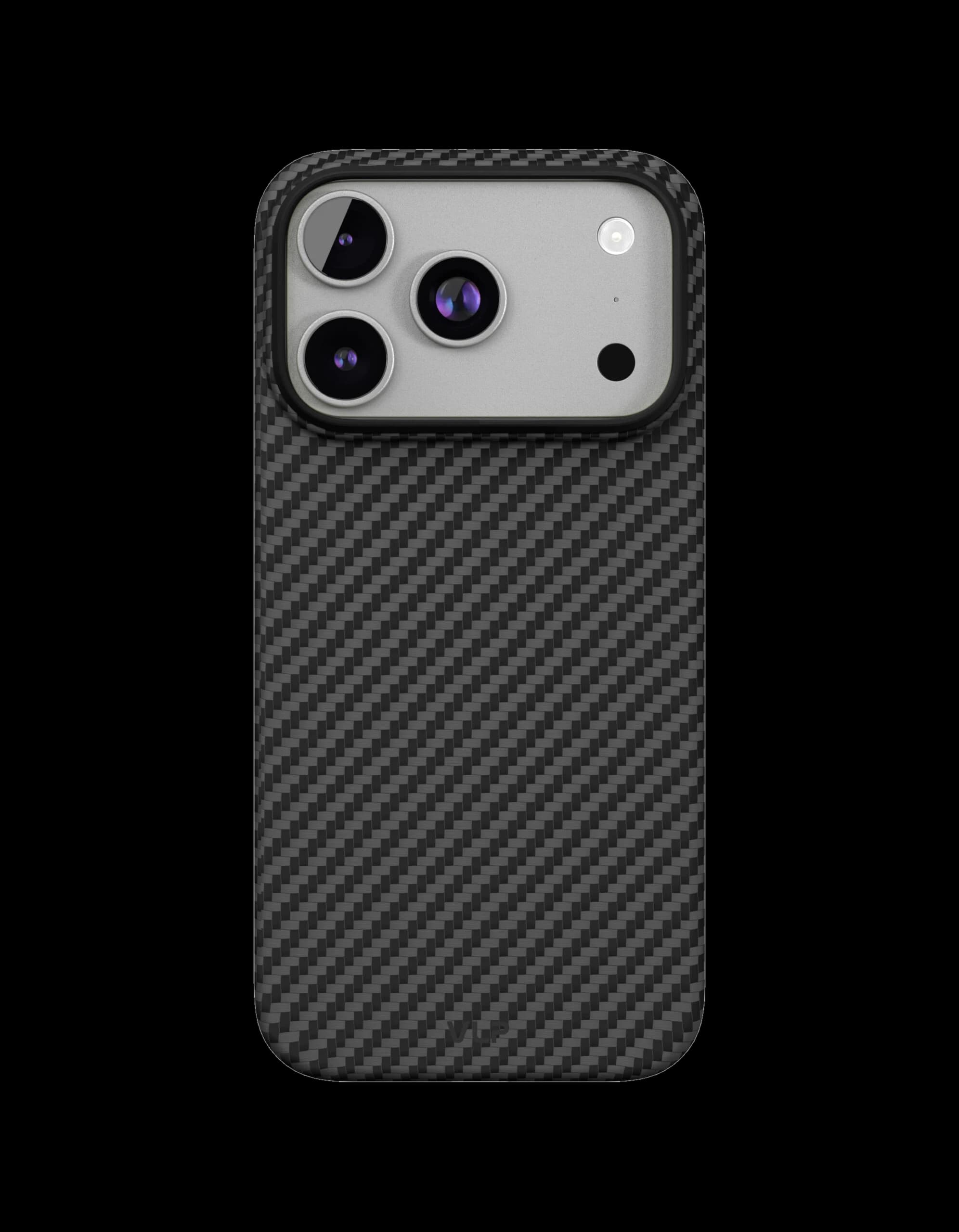 Чехол защитный VLP Kevlar Case с MagSafe для iPhone 17 Pro, черный