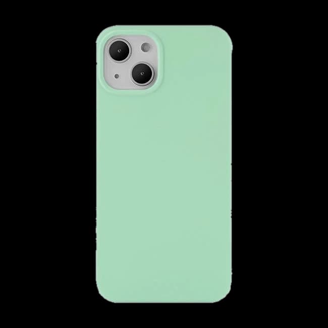 Чехол-накладка uBear Touch Mag Сase для iPhone 13, силикон, светло-зеленый