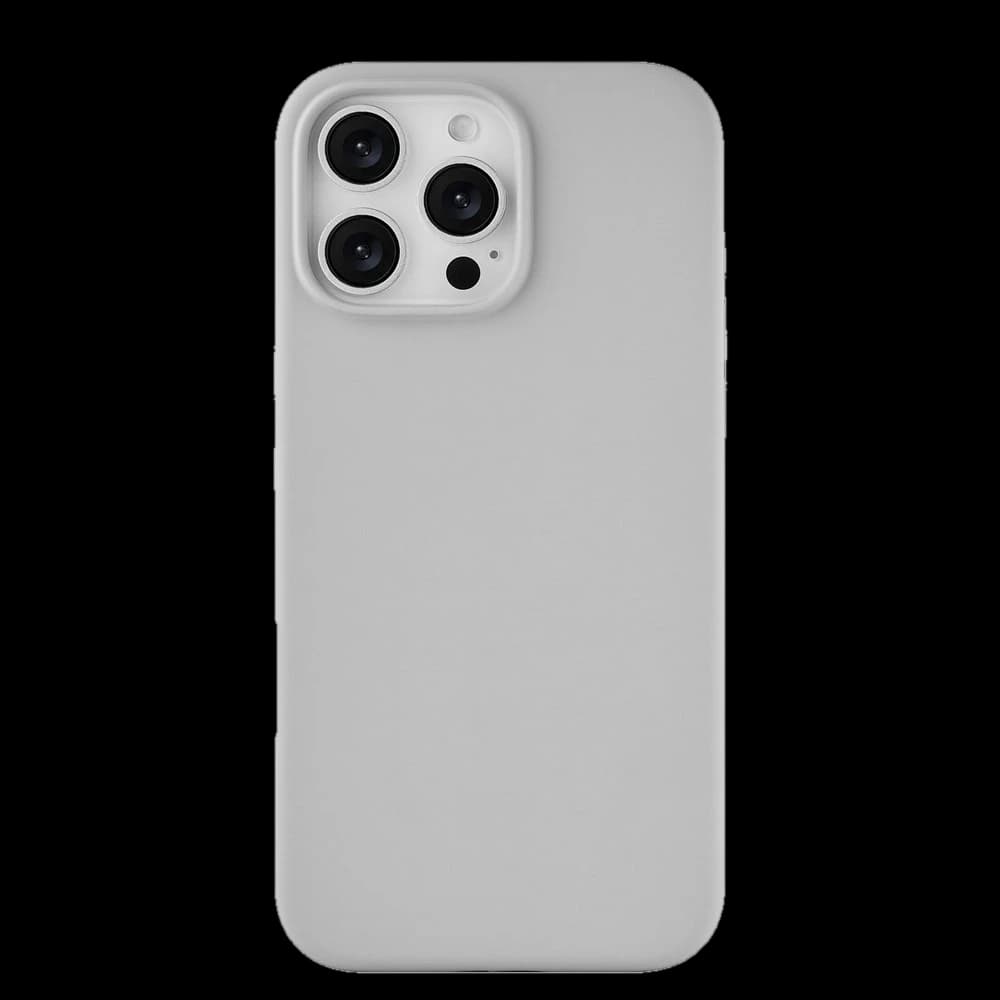Чехол-накладка uBear Touch Mag Case для iPhone 16 Pro Max, силикон, светло-серый
