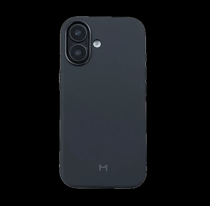 Чехол Magssory для iPhone 17, силикон, Black