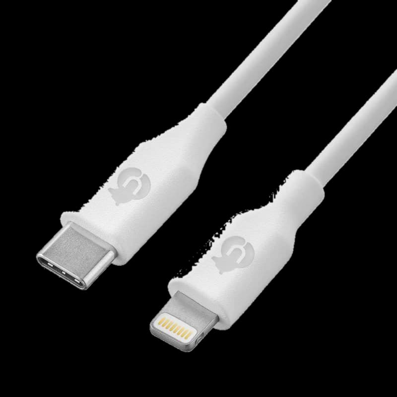 Кабель uBear Life Cable USB-C / Lightning 1,2м, белый