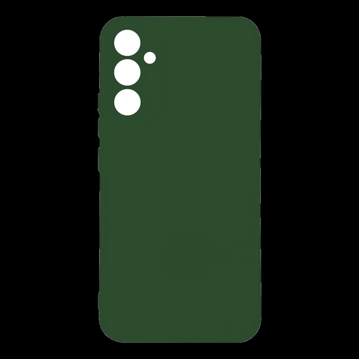 Чехол для Samsung Galaxy A55 Silicone Case Темно-зеленый