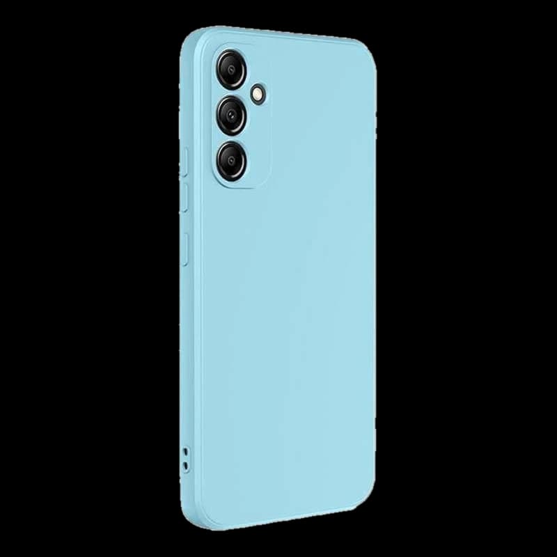Чехол Silicone Case v2 для Samsung Galaxy A34 Голубой