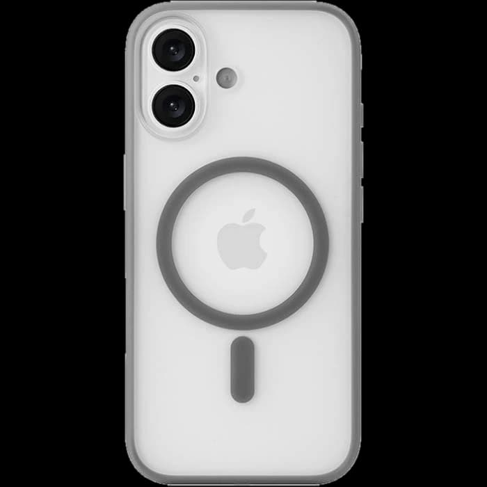 Чехол-накладка uBear Cloud Mag для iPhone 17, полиуретан, серый