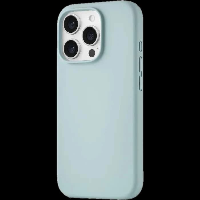 Чехол-накладка uBear Touch Mag Case для iPhone 16 Pro, силикон, мятный