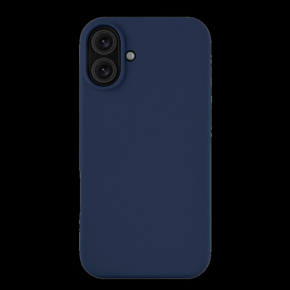 Чехол-накладка uBear Touch Mag Case для iPhone 16 Plus, силикон, темно-синий