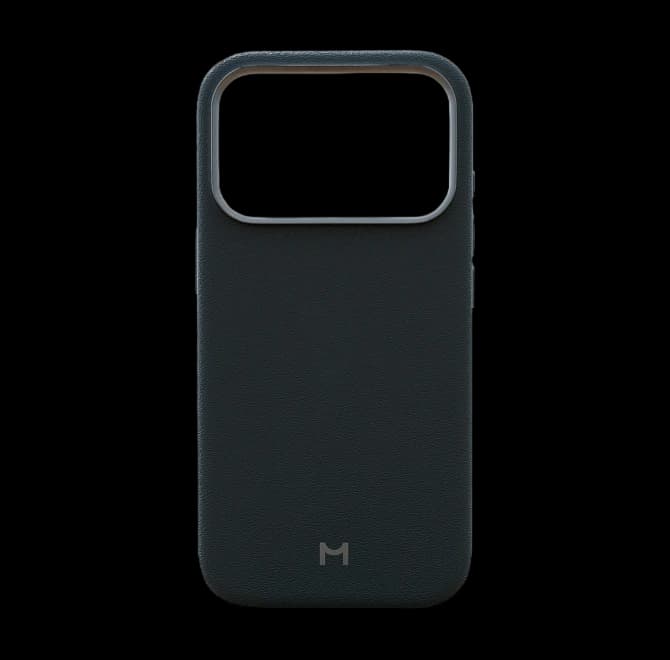 Чехол Magssory для iPhone 17 Pro midnight, экокожа