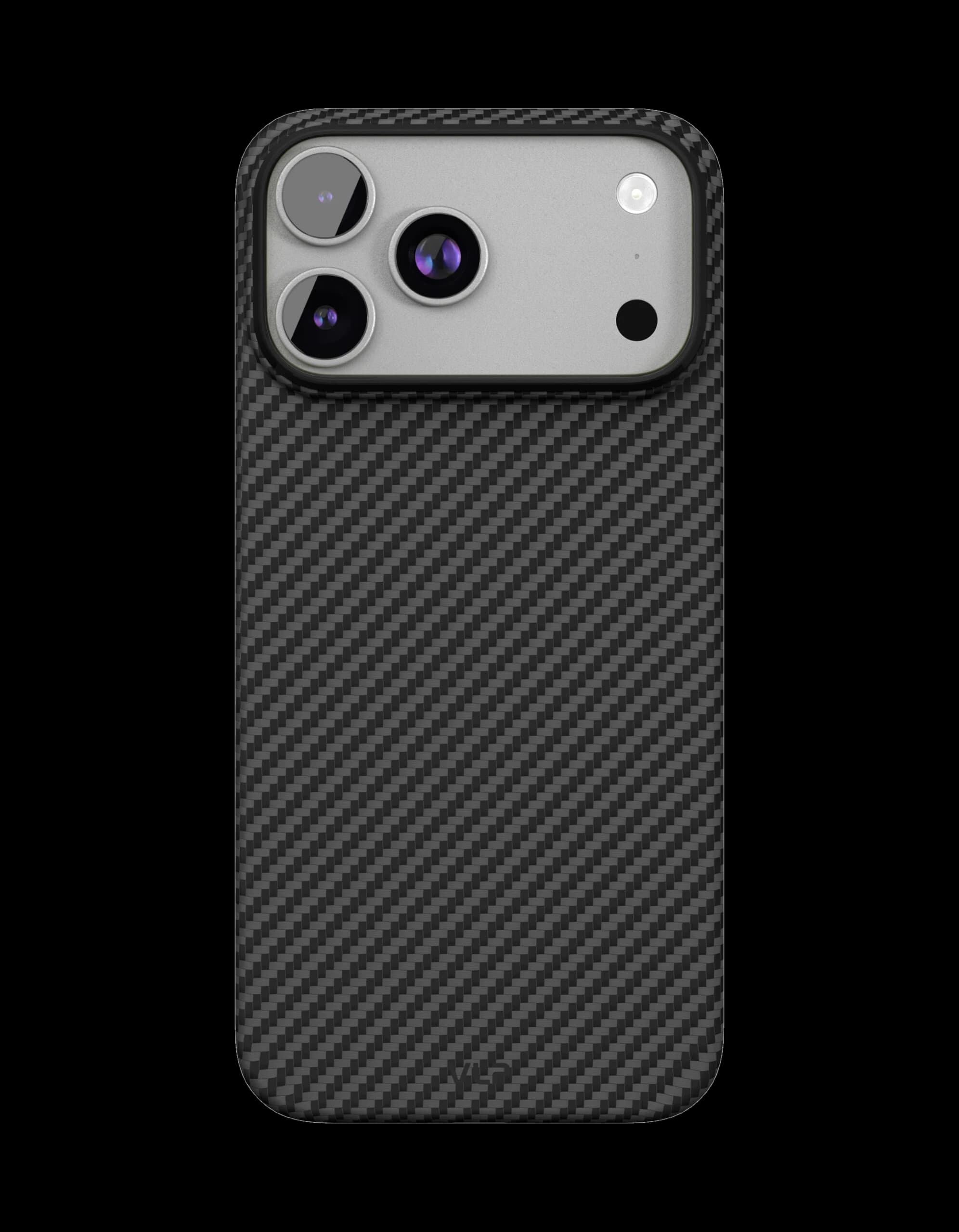 Чехол защитный VLP Kevlar Case с MagSafe для iPhone 17 ProMax, черный