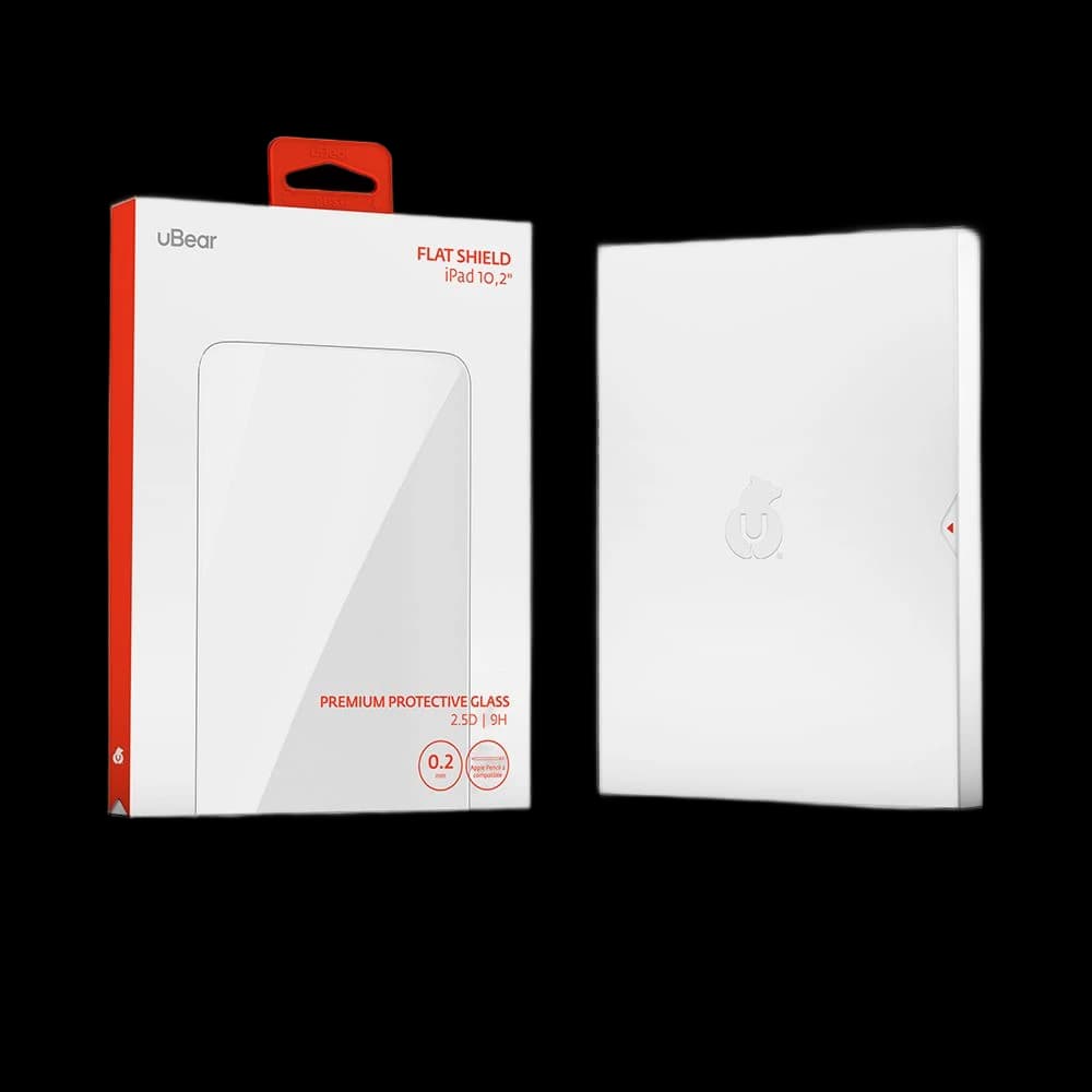 Защитное стекло uBear Flat Shield 2.5D для iPad 10.2″