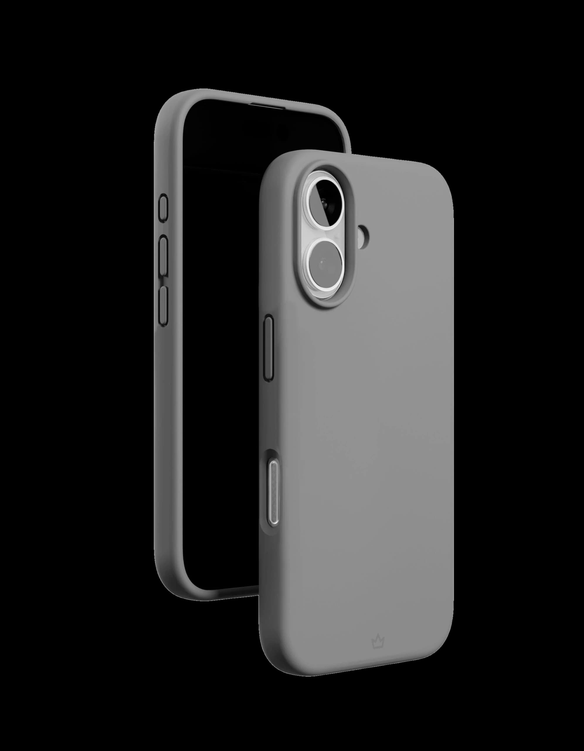 Чехол защитный VLP Aster Case с MagSafe для iPhone 16, серый
