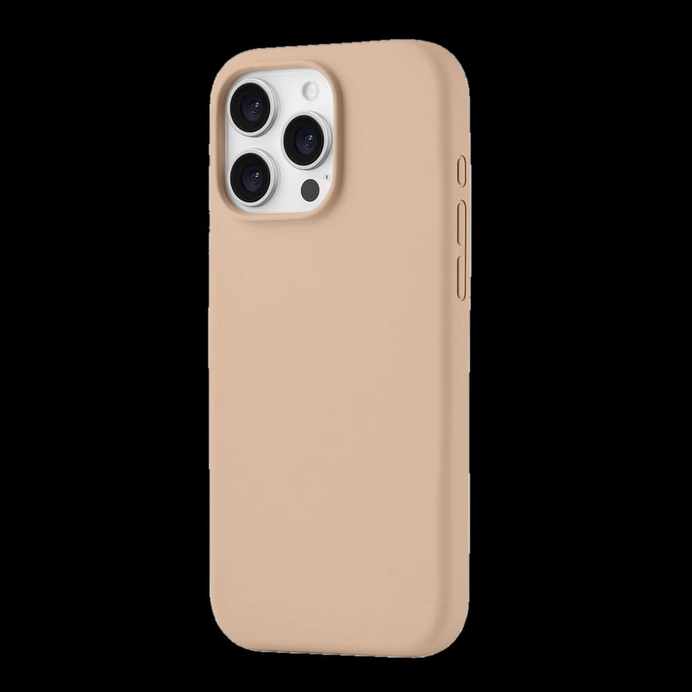 Чехол-накладка uBear Touch Mag Case для iPhone 16 Pro Max, силикон, латте