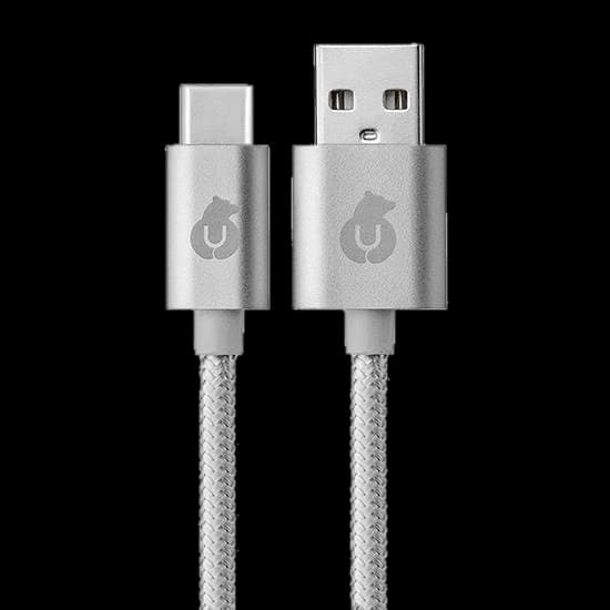 Кабель uBear Cord USB-C / USB-A, 2A 1,2м, серый