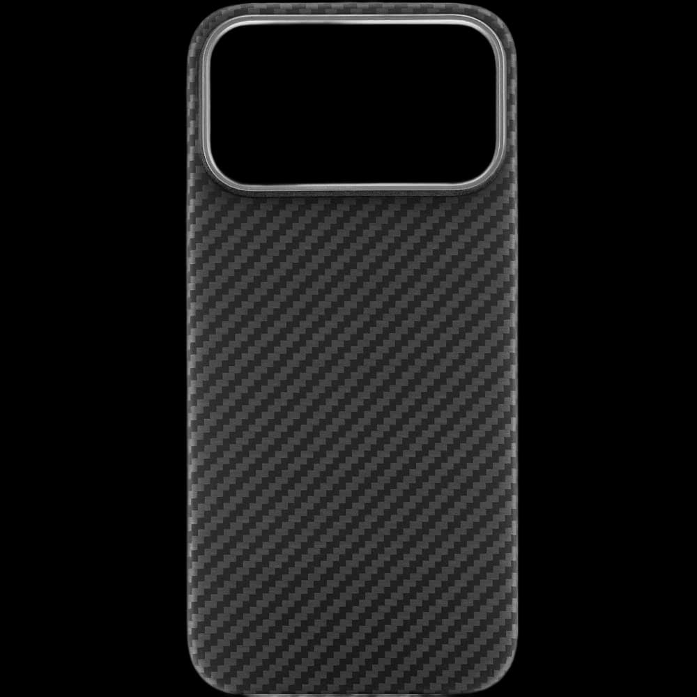 Чехол-накладка uBear Supreme для iPhone 17 Pro Max, кевлар, черный