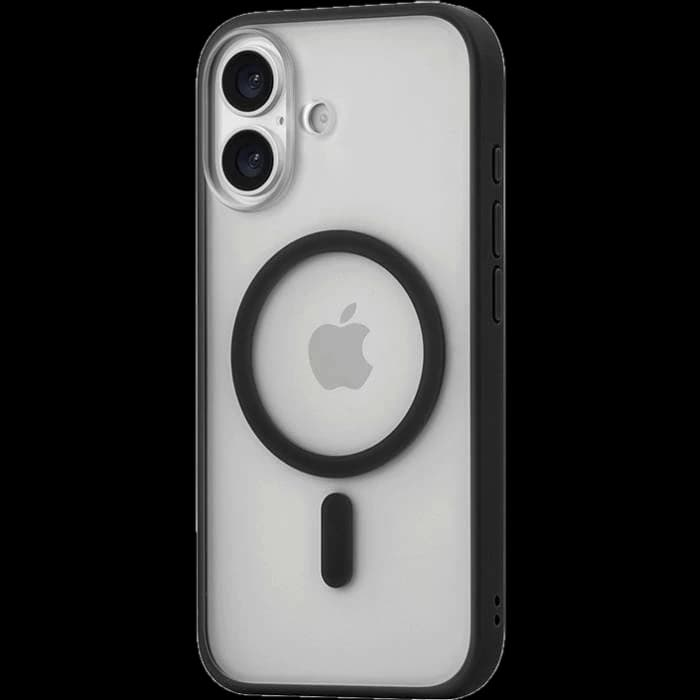 Чехол-накладка uBear Cloud Mag для iPhone 17, полиуретан, черный