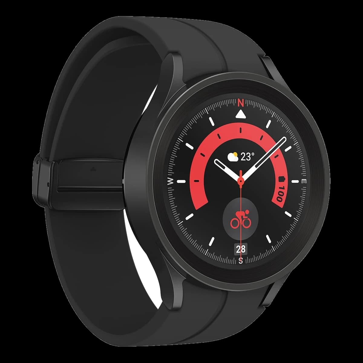 Samsung Galaxy Watch5 Pro 45 мм Black Titanium, черный титан