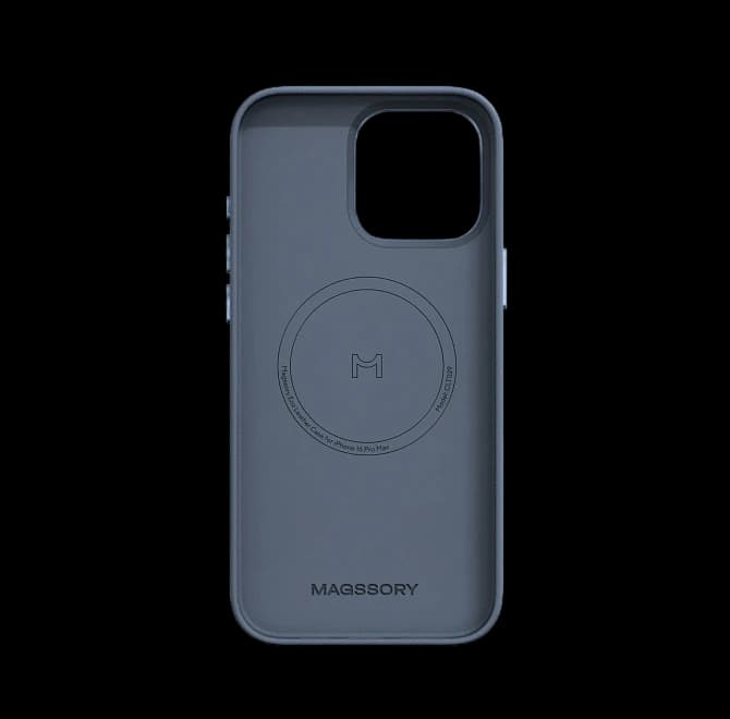 Чехол для iPhone 16 Pro Max Eco Leather Case Cobalt