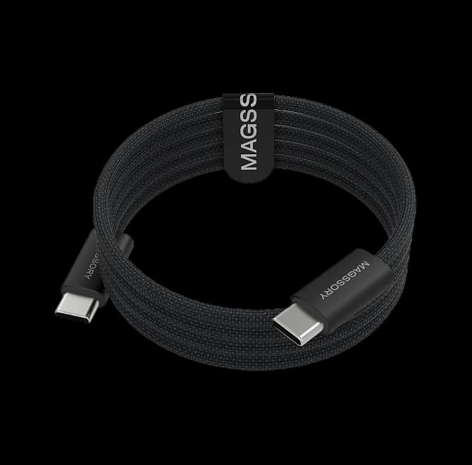Кабель Magssory Line C 60W USB-C, 1,5 м Black