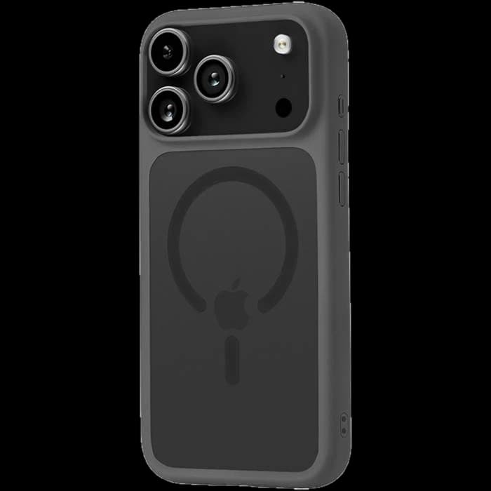 Чехол-накладка uBear Shade для iPhone 17 Pro Max, полиуретан, серый