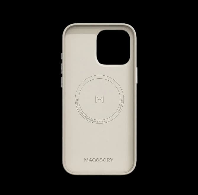 Чехол для iPhone 16 Pro Max Eco Leather Case Ivory