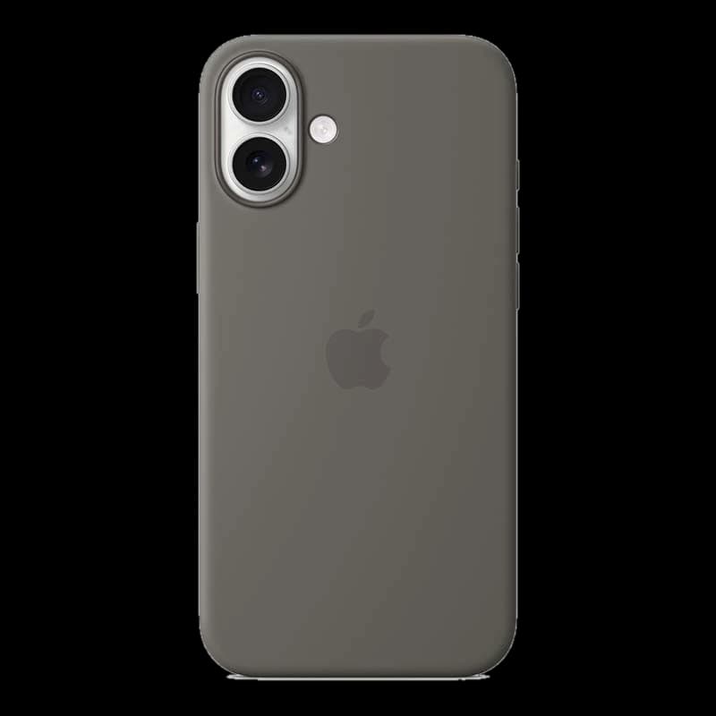 Чехол Silicone Case для Apple iPhone 16 Plus Gray, Серый