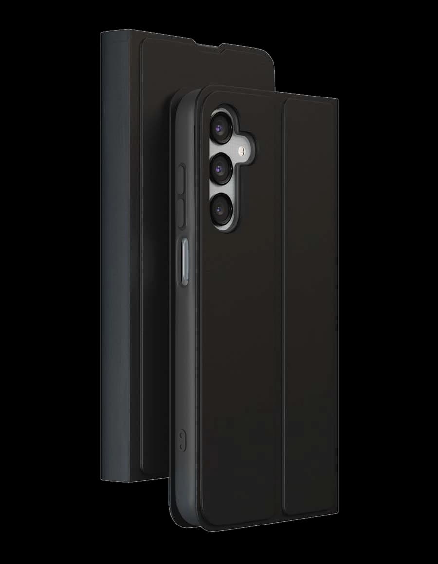 Чехол защитный VLP Shell Case для Samsung A35, черный