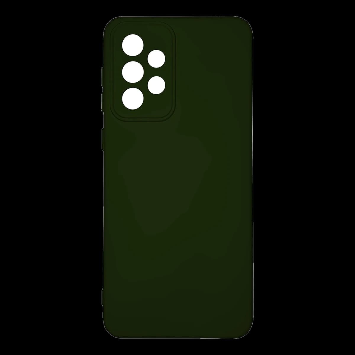 Чехол Silicone Case v2 для Samsung Galaxy A33 Темно-зеленый