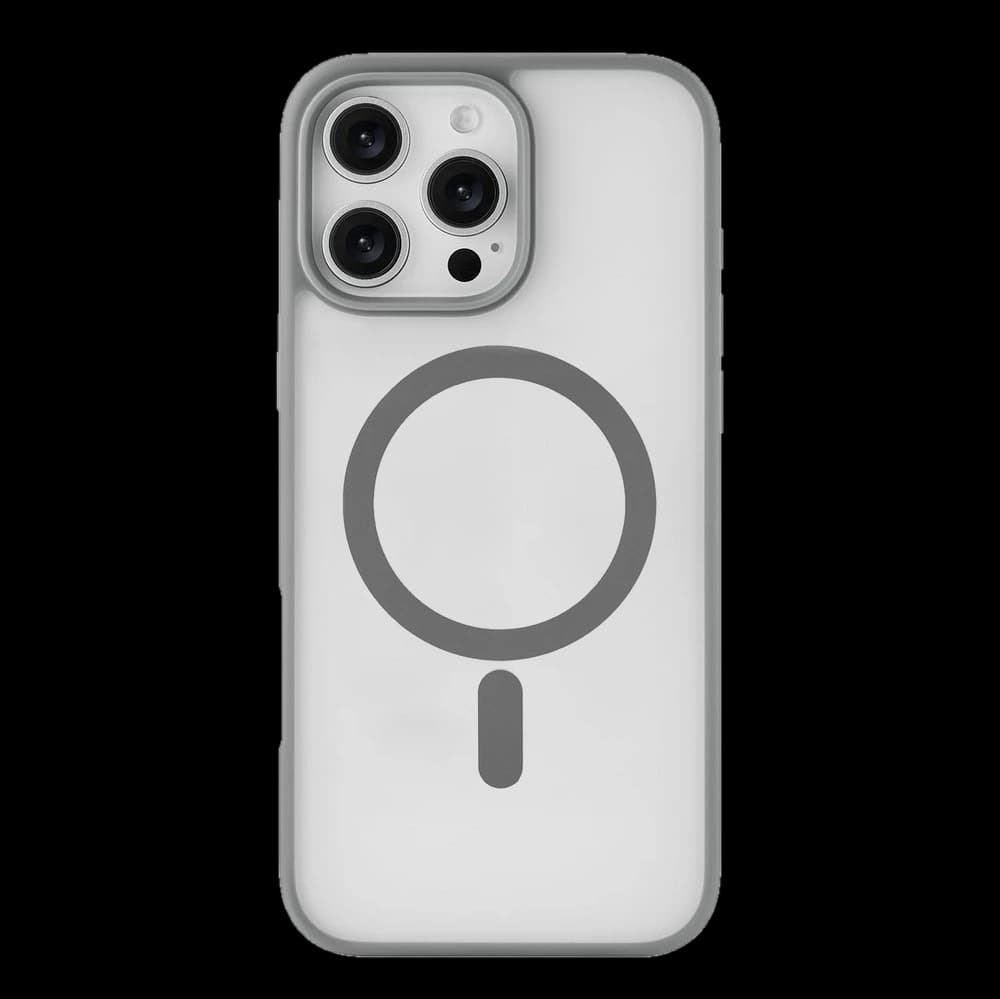 Чехол-накладка uBear Cloud Mag Case для iPhone 16 Pro Max, силикон, серый
