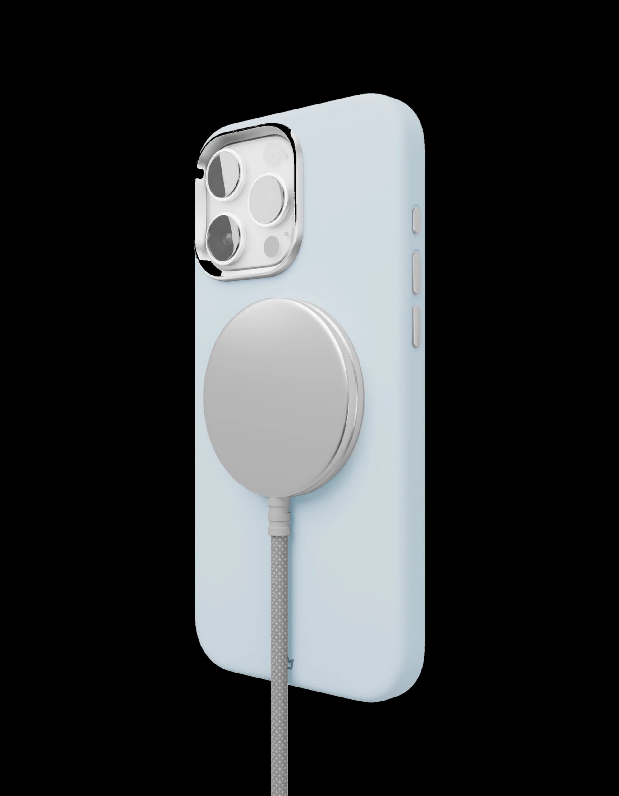Чехол защитный VLP Aster Pro Case с MagSafe для iPhone 16 ProMax, голубой