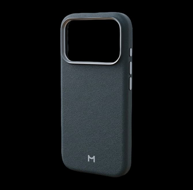 Чехол Magssory для iPhone 17 Pro midnight, экокожа