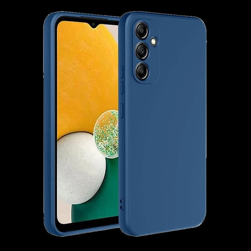 Чехол Silicone Case v2 для Samsung Galaxy A34 Темно-синий