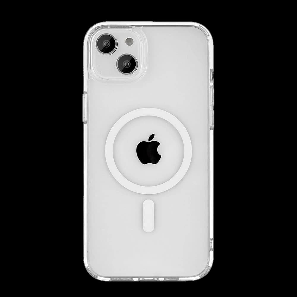 Чехол-накладка uBear Real Mag Case для iPhone 14, поликарбонат, прозрачный
